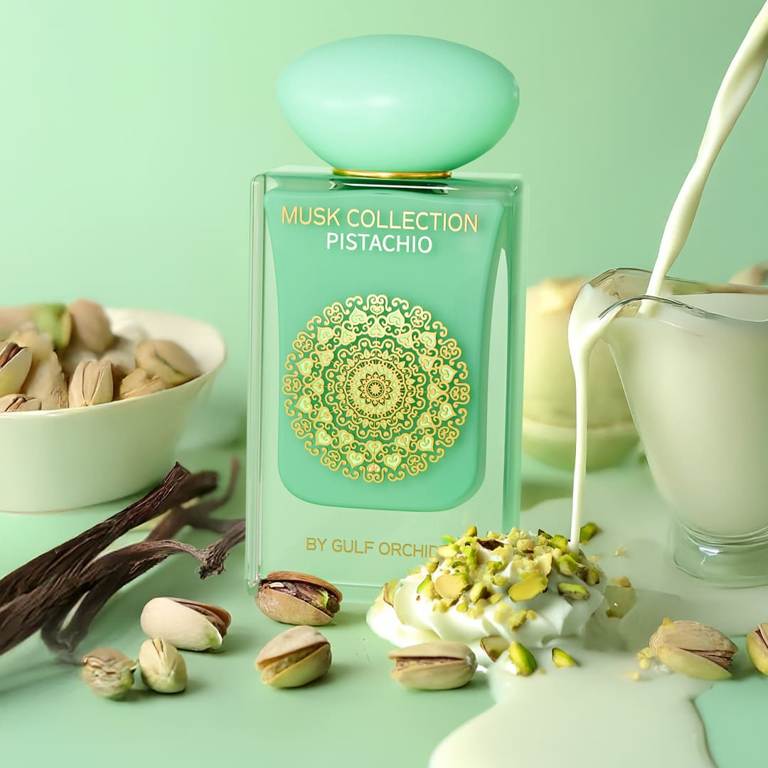 Gulf Orchid Pistachio Musk Eau de Parfum 60 ml – immagine ambientata