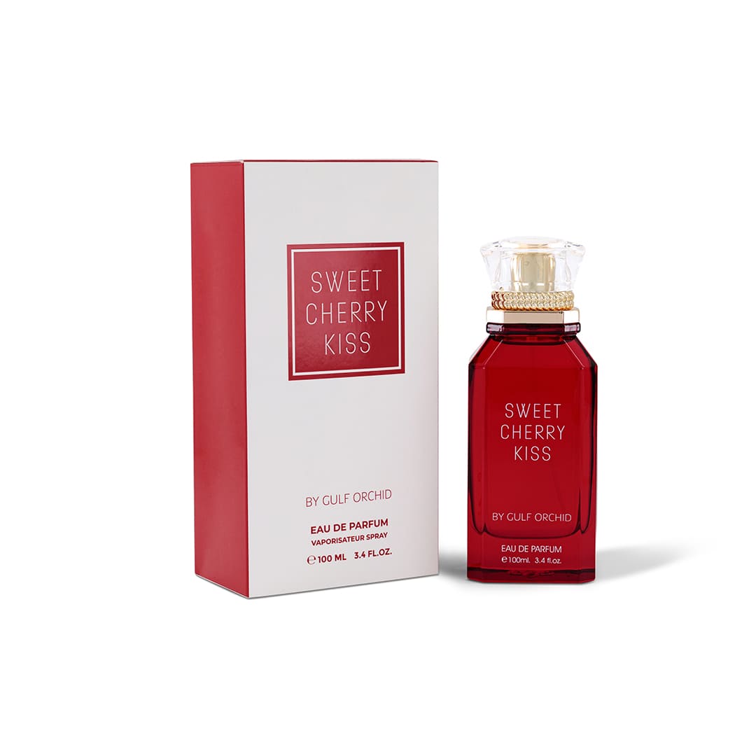 Gulf Orchid Sweet Cherry Kiss Eau de Parfum 100 ml – flacone e confezione