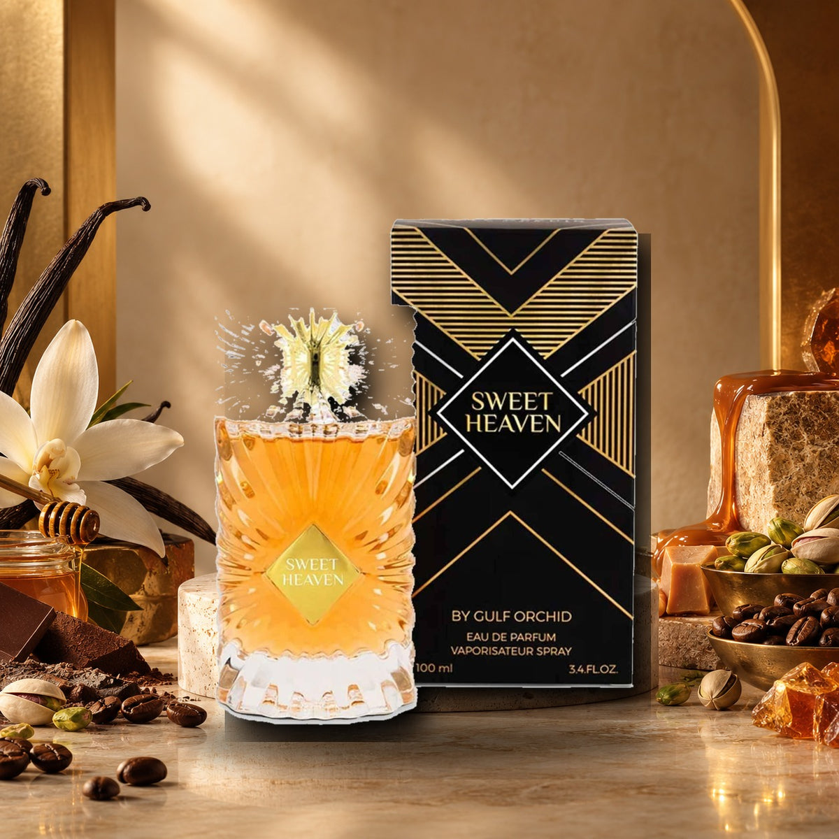 GULF ORCHID - SWEET HEAVEN - ambientazione calda gourmand