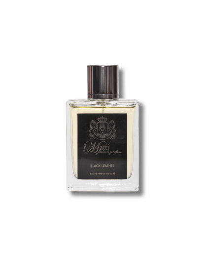 I Matti Black Leather 100 ml – vista frontale del flacone