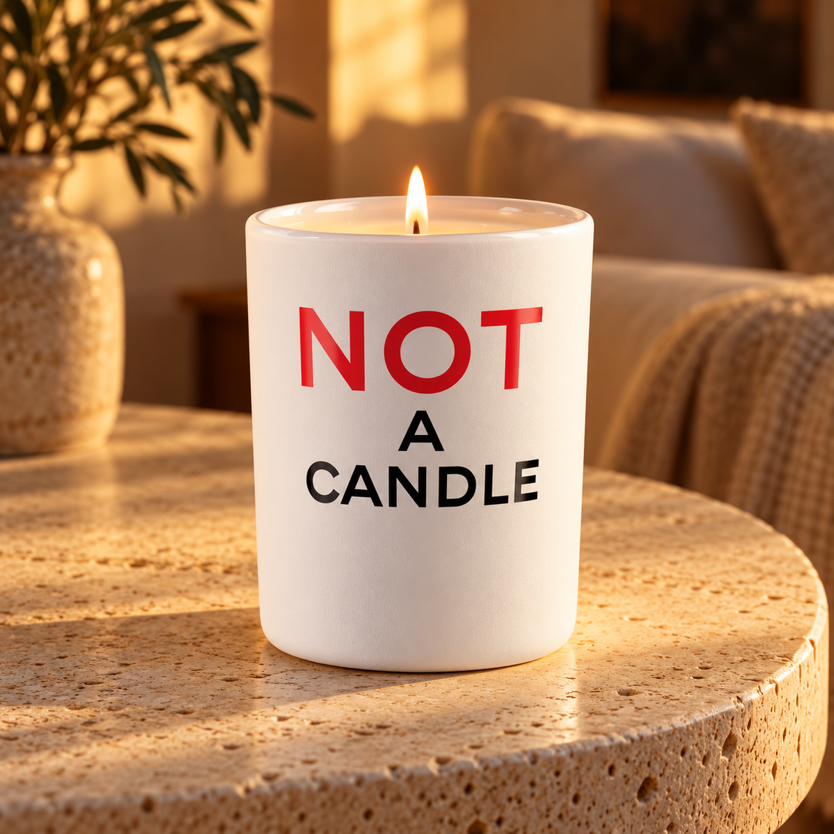 Not a Candle di Juliette Has a Gun — ambientazione illustrativa creata con IA