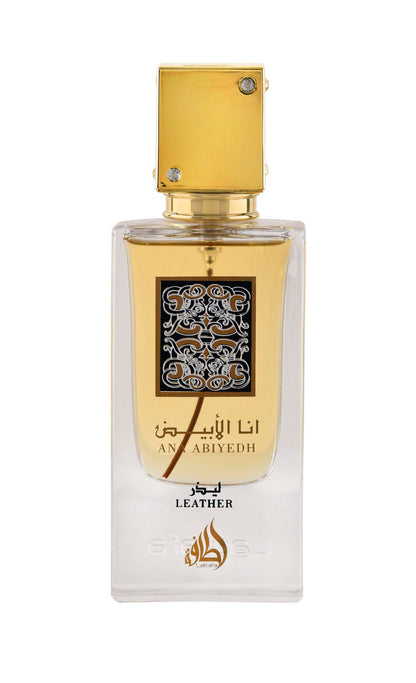 Lattafa Ana Abiyedh Leather 60 ml – flacone frontale ufficiale