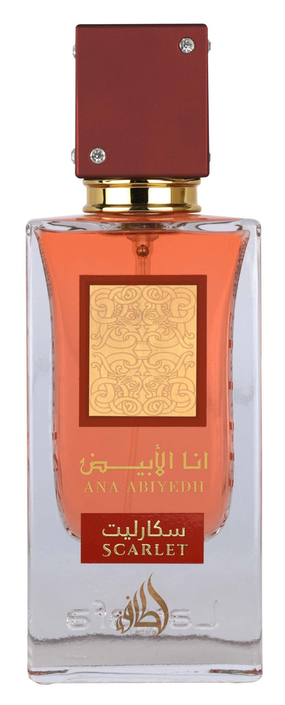 Lattafa Ana Abiyedh Scarlet 60 ml – flacone frontale ufficiale