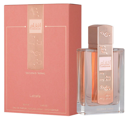 Lattafa Angham Second Song 100 ml – flacone e confezione ufficiali