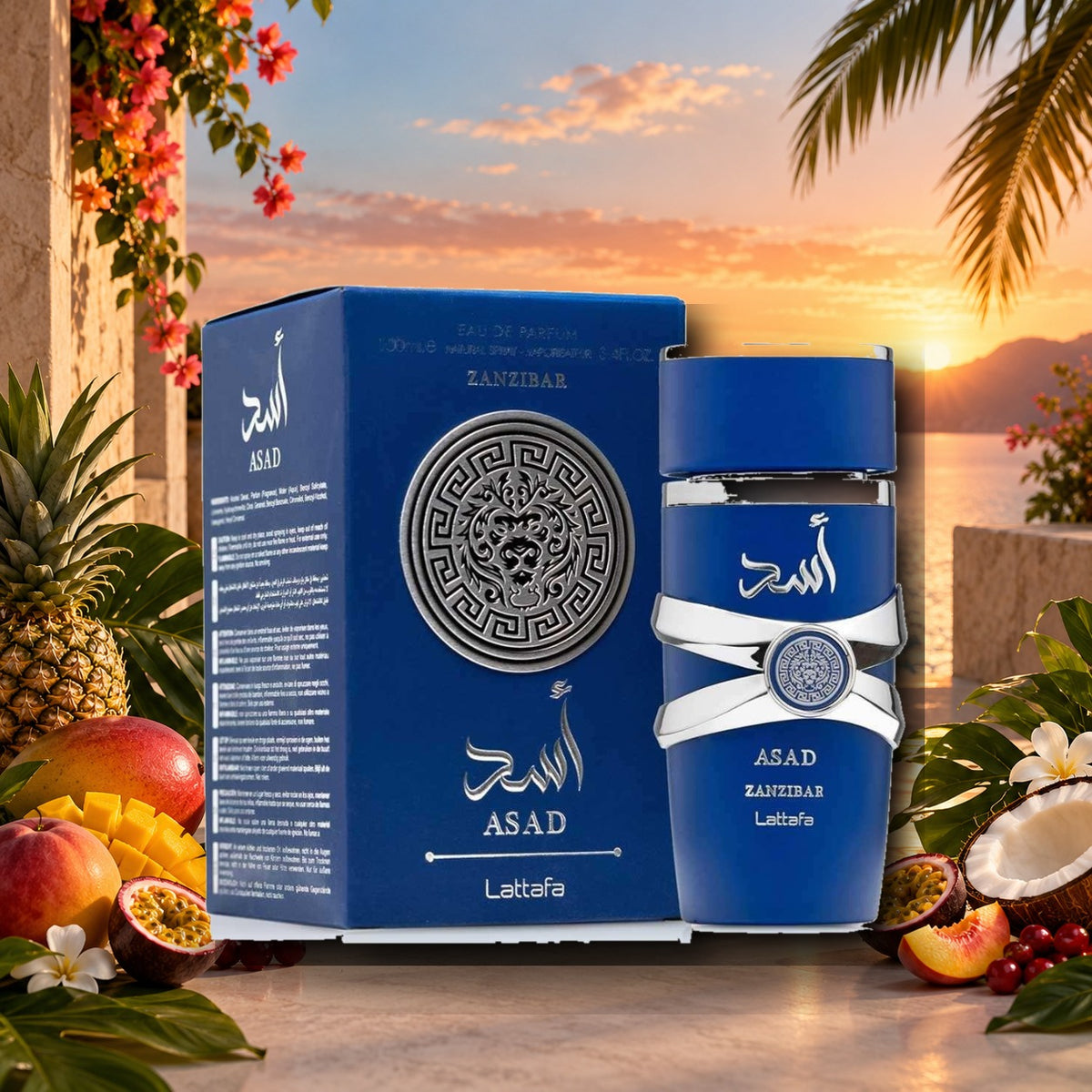 LATTAFA - ASAD ZANZIBAR - ambientazione fruttata tropicale