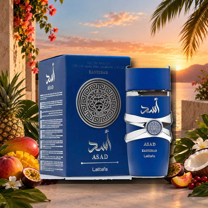 LATTAFA - ASAD ZANZIBAR - ambientazione fruttata tropicale