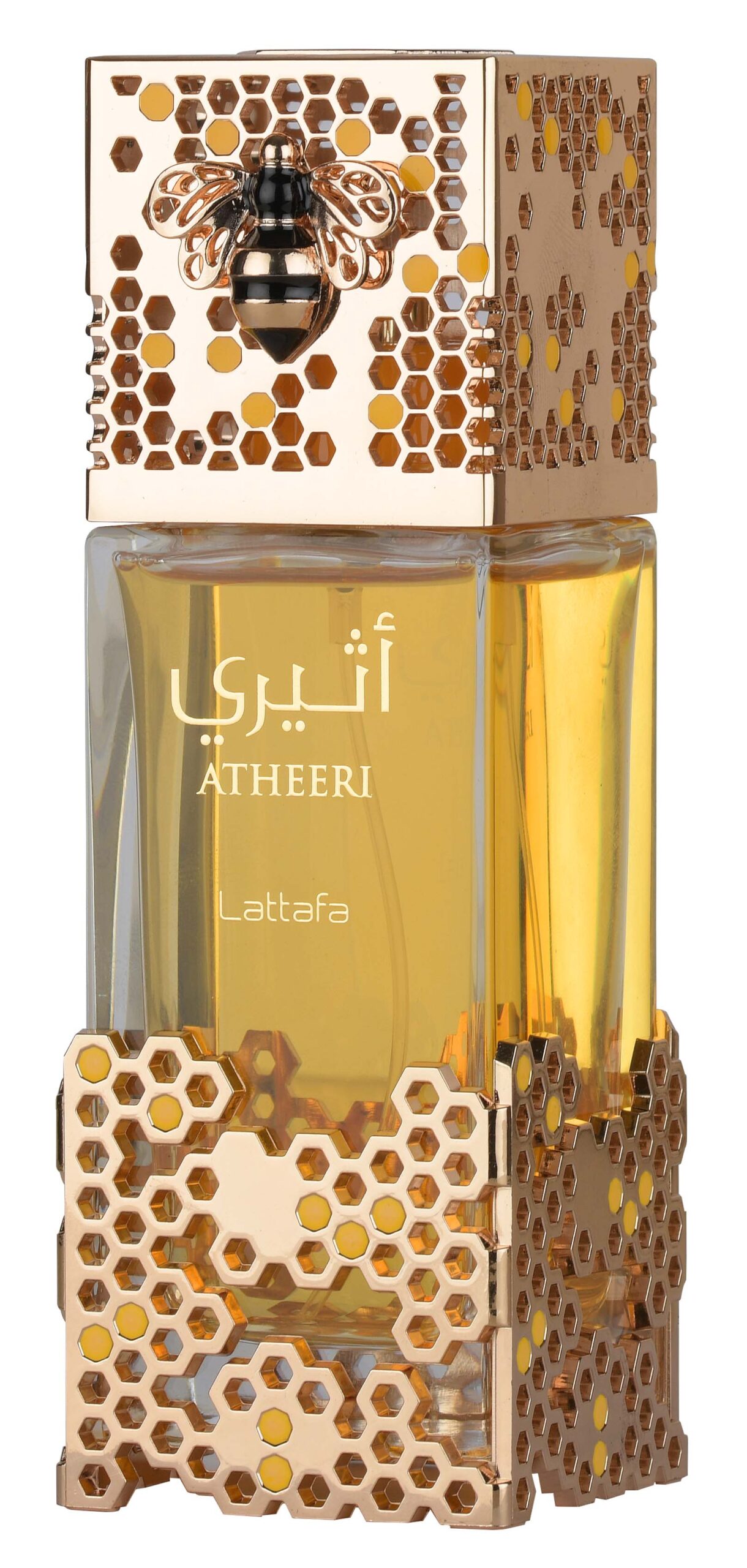 Lattafa Atheeri 100 ml – flacone dorato frontale ufficiale