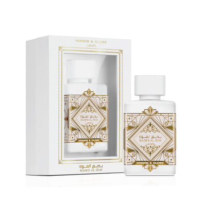 Lattafa Bade'e Al Oud Honor & Glory 100 ml – flacone e confezione ufficiali