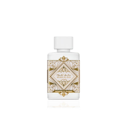 Lattafa Bade'e Al Oud Honor & Glory 100 ml – flacone bianco ufficiale