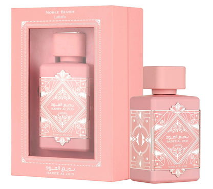 Lattafa Bade'e Al Oud Noble Blush 100 ml – flacone e confezione ufficiali