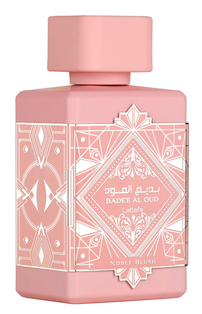 Lattafa Bade'e Al Oud Noble Blush 100 ml – flacone rosa ufficiale