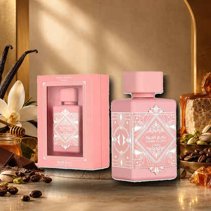 LATTAFA - BADE'E AL OUD NOBLE BLUSH - ambientazione calda gourmand