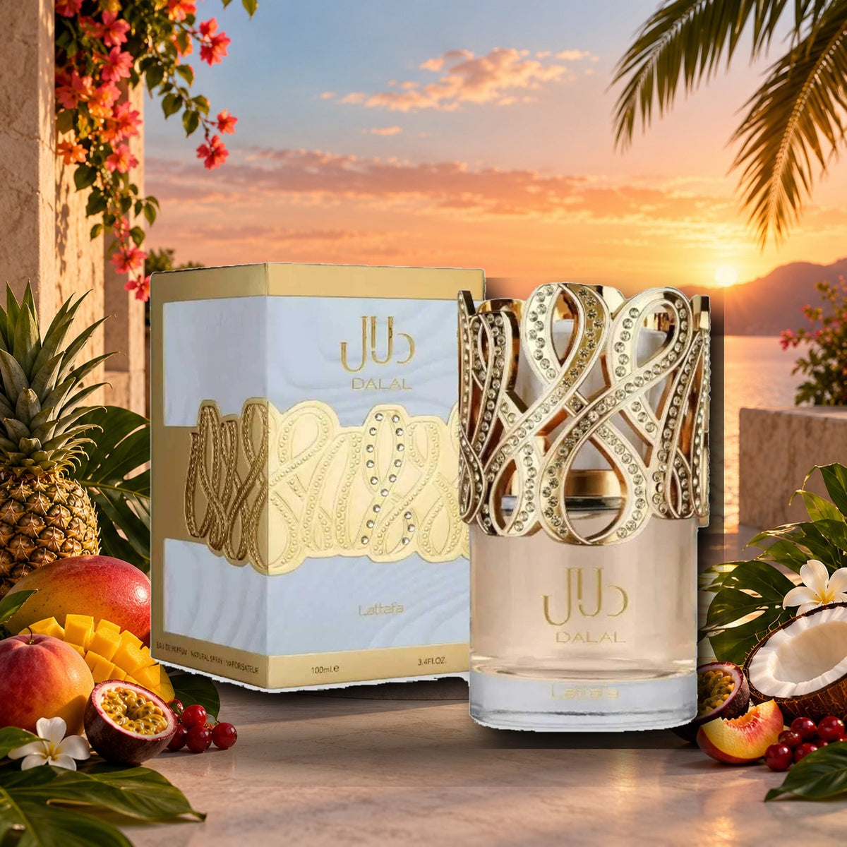 LATTAFA - DALAL - ambientazione fruttata tropicale