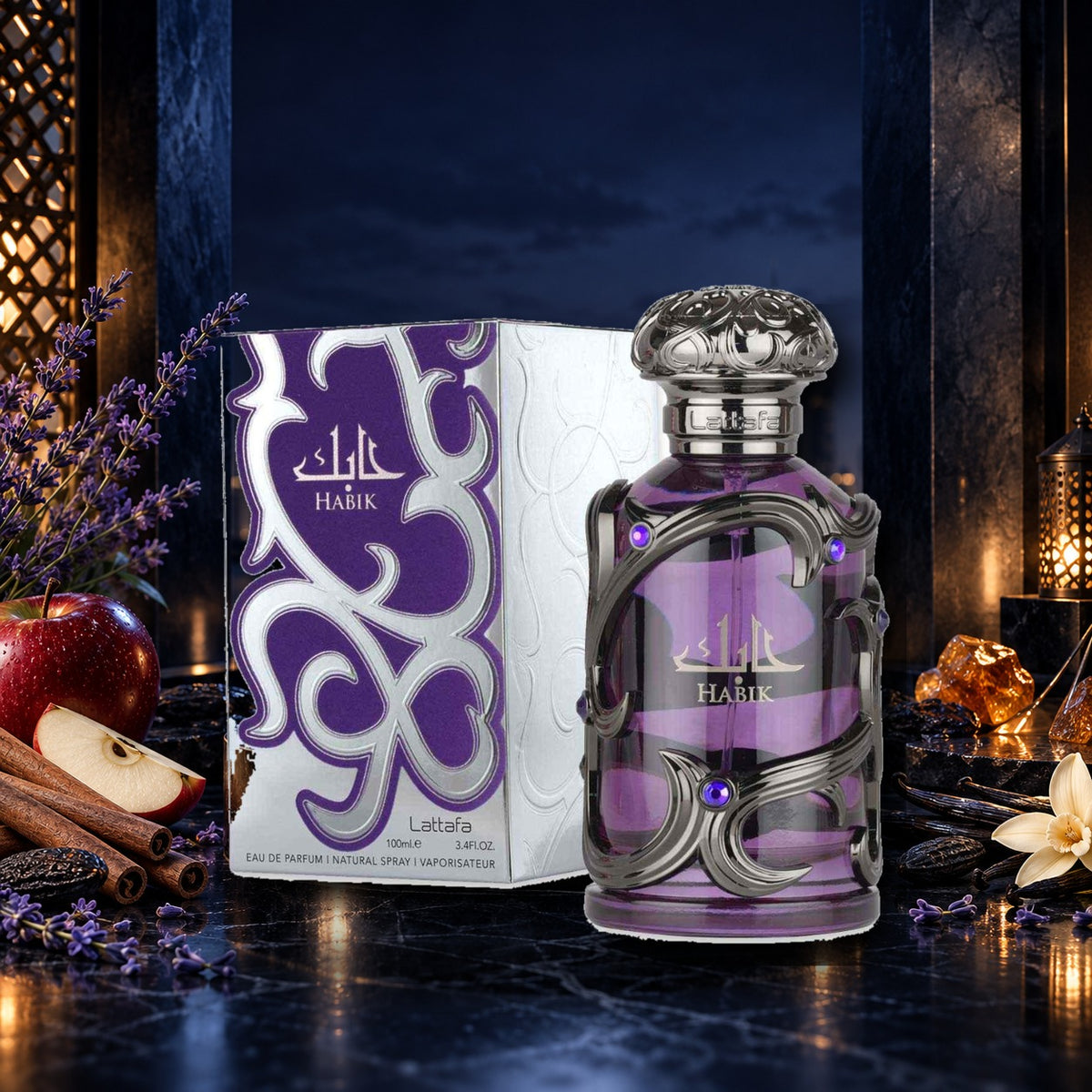 LATTAFA - HABIK FOR MEN - ambientazione notturna speziata
