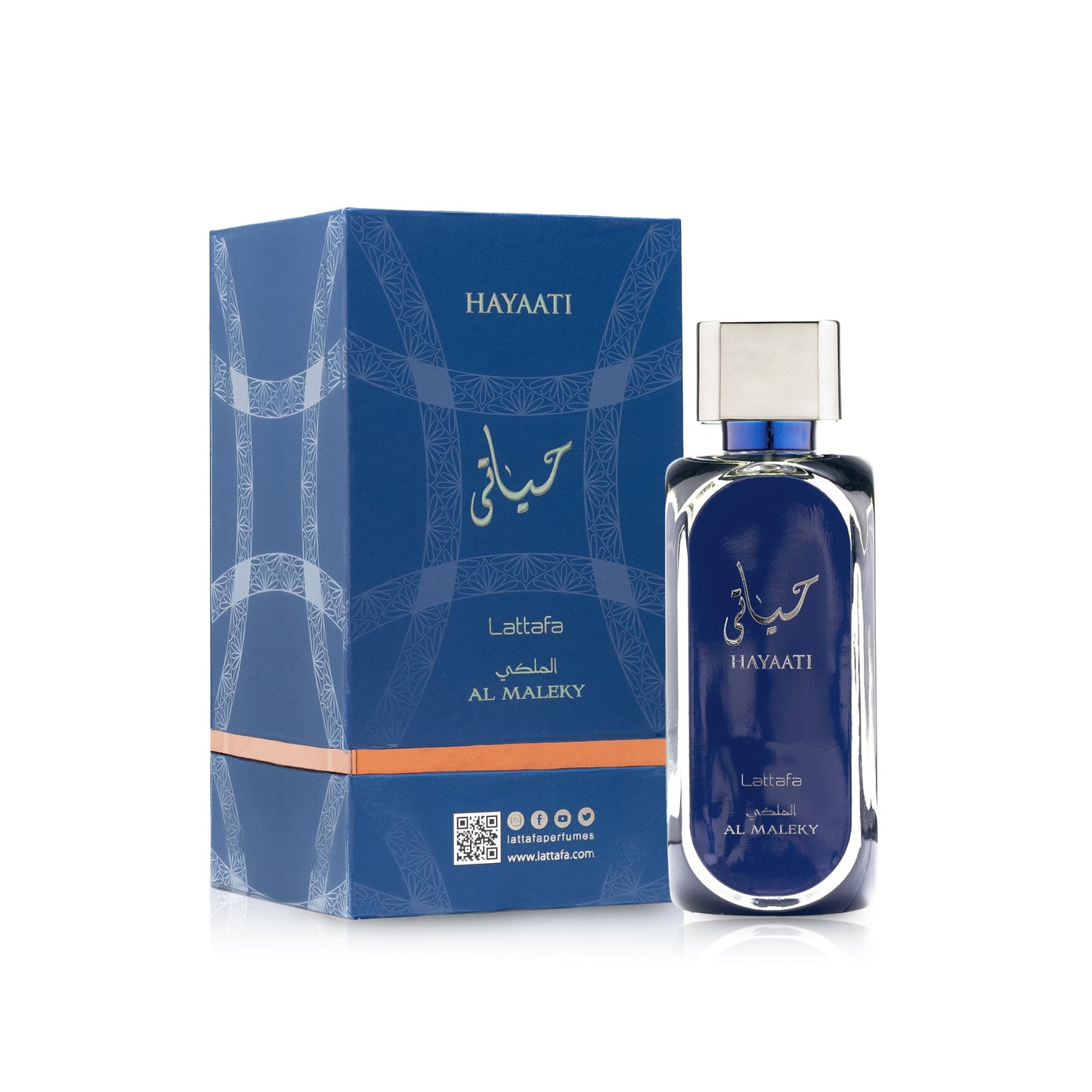 Lattafa Hayaati Al Maleky 100 ml – flacone e confezione ufficiali