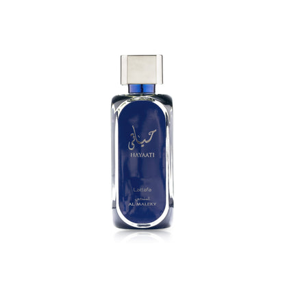 Lattafa Hayaati Al Maleky 100 ml – flacone blu frontale ufficiale