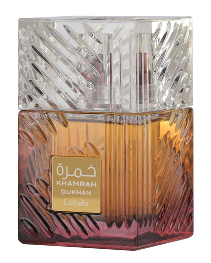 Lattafa Khamrah Dukhan 100 ml – flacone frontale ufficiale