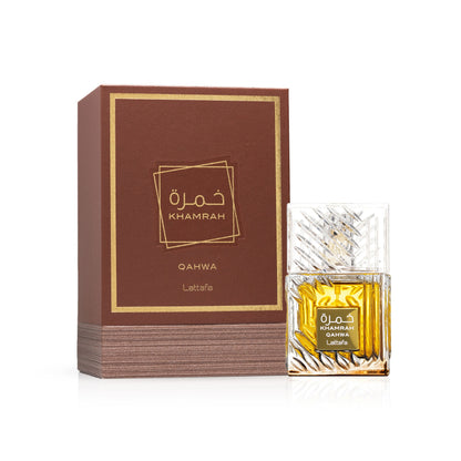 Lattafa Khamrah Qahwa 100 ml – flacone e confezione ufficiali