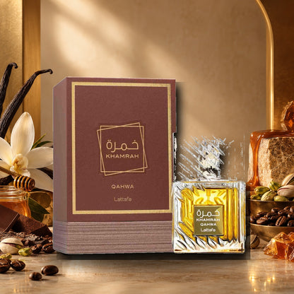 LATTAFA - KHAMRAH QAHWA - ambientazione calda gourmand