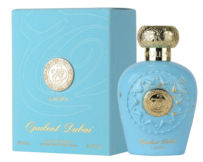 Lattafa Opulent Dubai 100 ml – flacone e confezione ufficiali