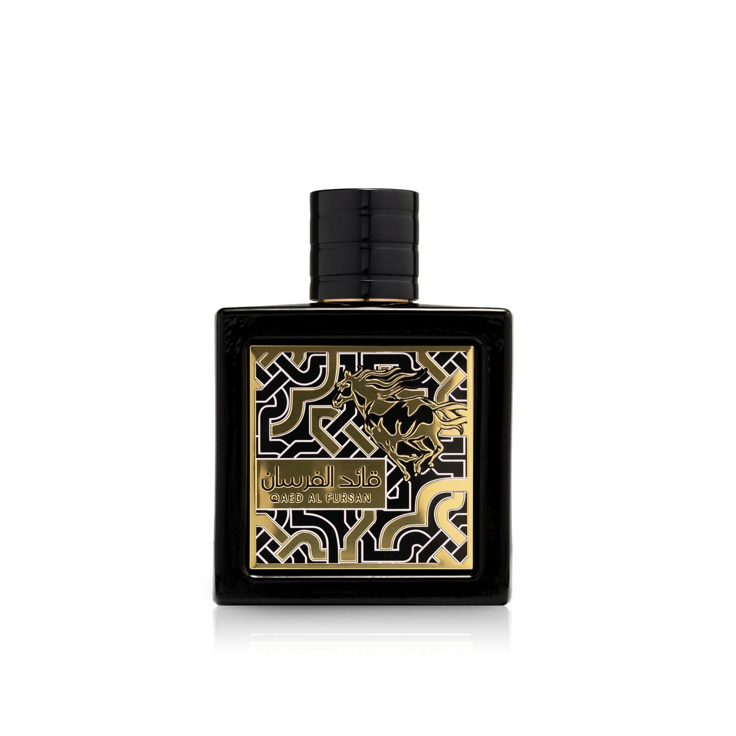 Lattafa Qaed Al Fursan 90 ml – flacone nero frontale ufficiale