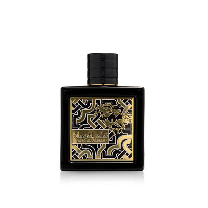 Lattafa Qaed Al Fursan 90 ml – flacone nero frontale ufficiale