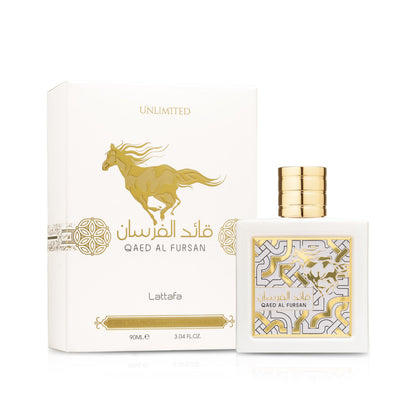 Lattafa Qaed Al Fursan Unlimited 90 ml – flacone e confezione ufficiali