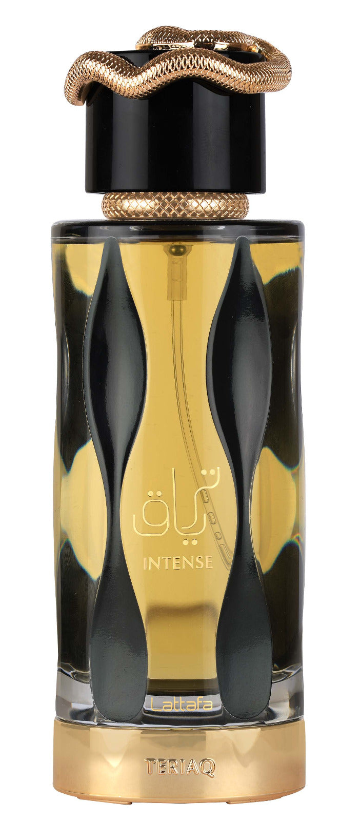 Lattafa Teriaq Intense 100 ml – flacone nero e oro frontale ufficiale