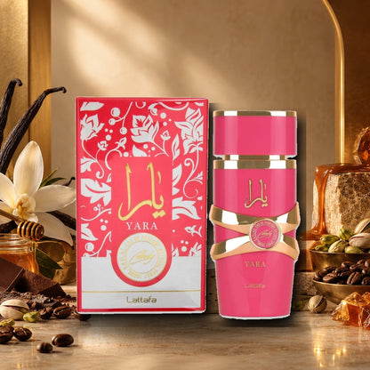 LATTAFA - YARA CANDY - ambientazione calda gourmand