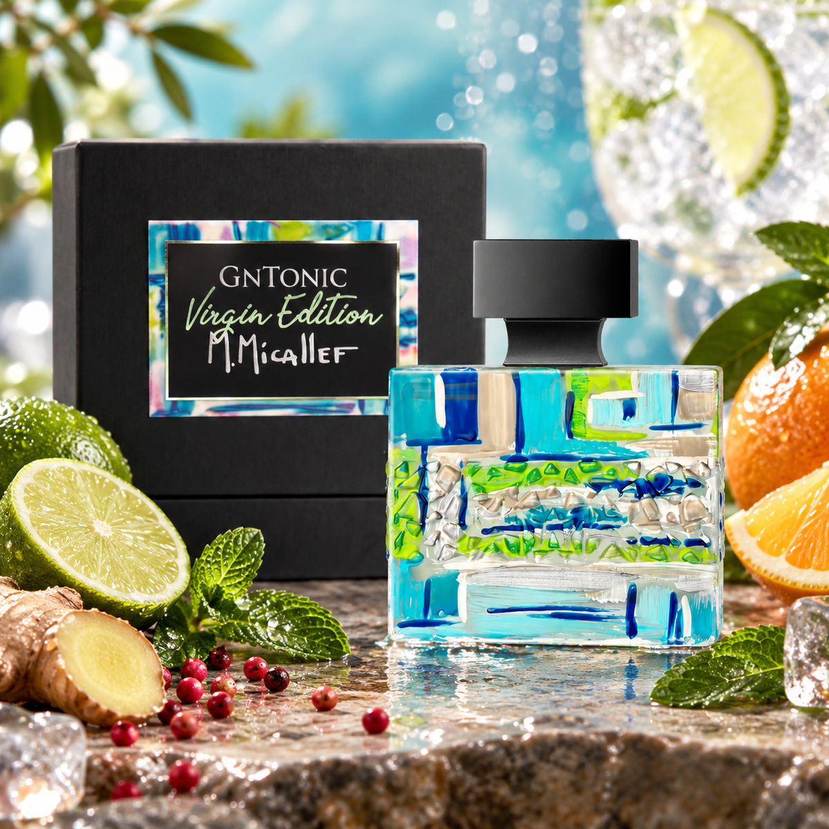 M. Micallef GnTonic Virgin Edition tra lime, zenzero e menta