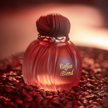 Maison Asrar Coffee Blend Eau de Parfum 100 ml – dettaglio del flacone ambrato