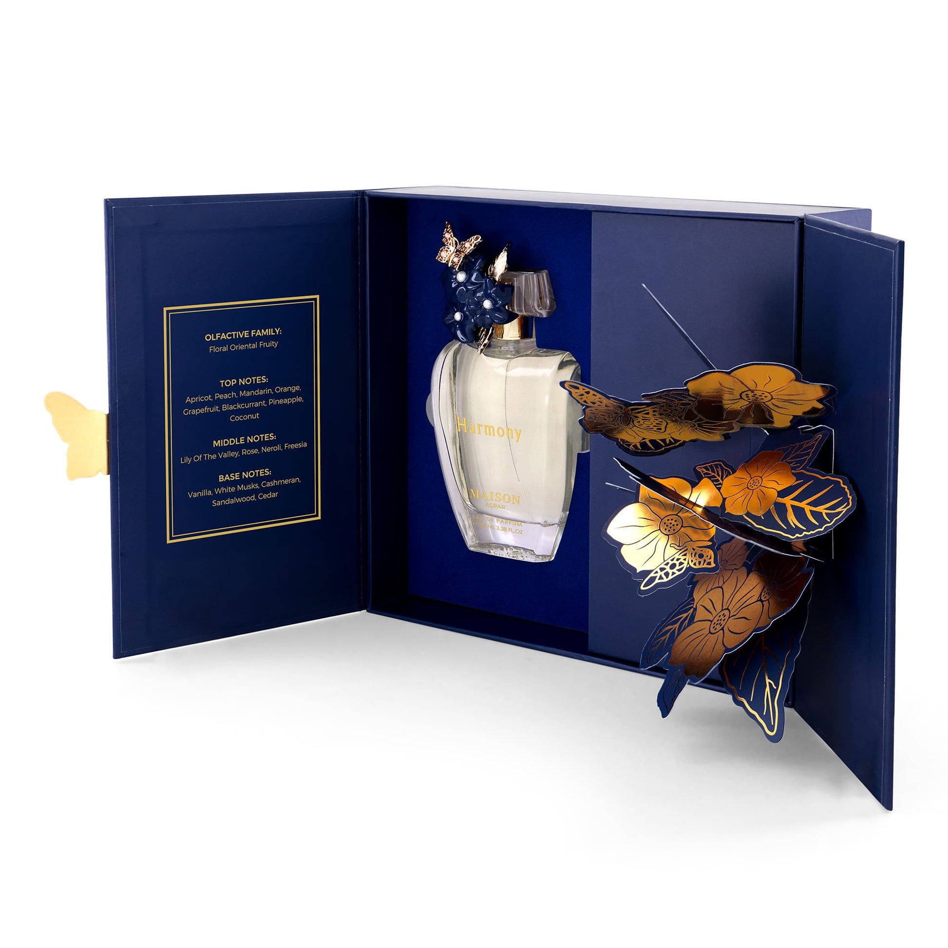 Maison Asrar Harmony Eau de Parfum 100 ml – flacone nella confezione aperta