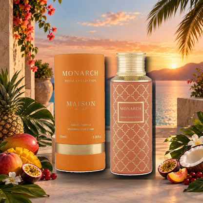 MAISON ASRAR - MONARCH - ambientazione fruttata tropicale