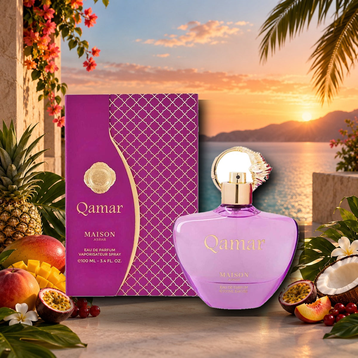 MAISON ASRAR - QAMAR - ambientazione fruttata tropicale
