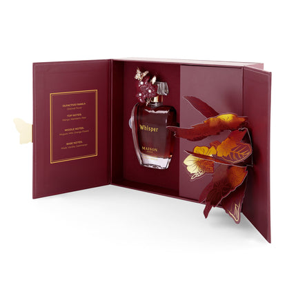 Maison Asrar Whisper Eau de Parfum 100 ml – flacone nella confezione aperta