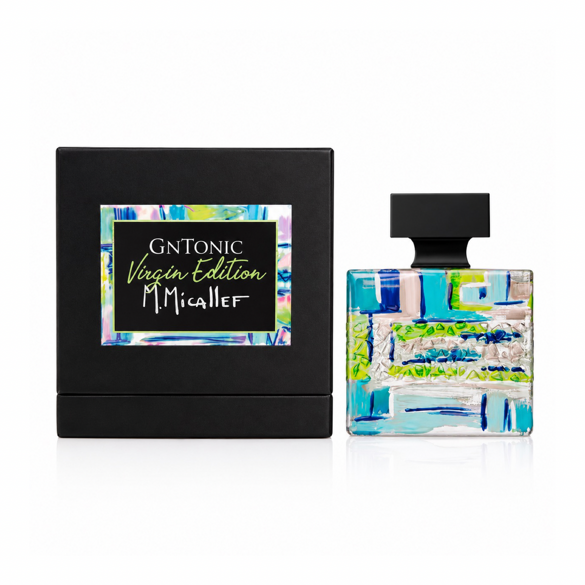 M. Micallef GNTonic Virgin Edition 100 ml, flacone artistico e confezione