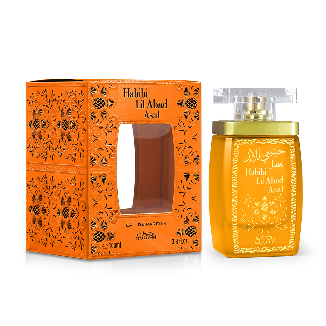 NABEEL Habibi Lil Abad Asal Eau de Parfum 100 ml – flacone e confezione