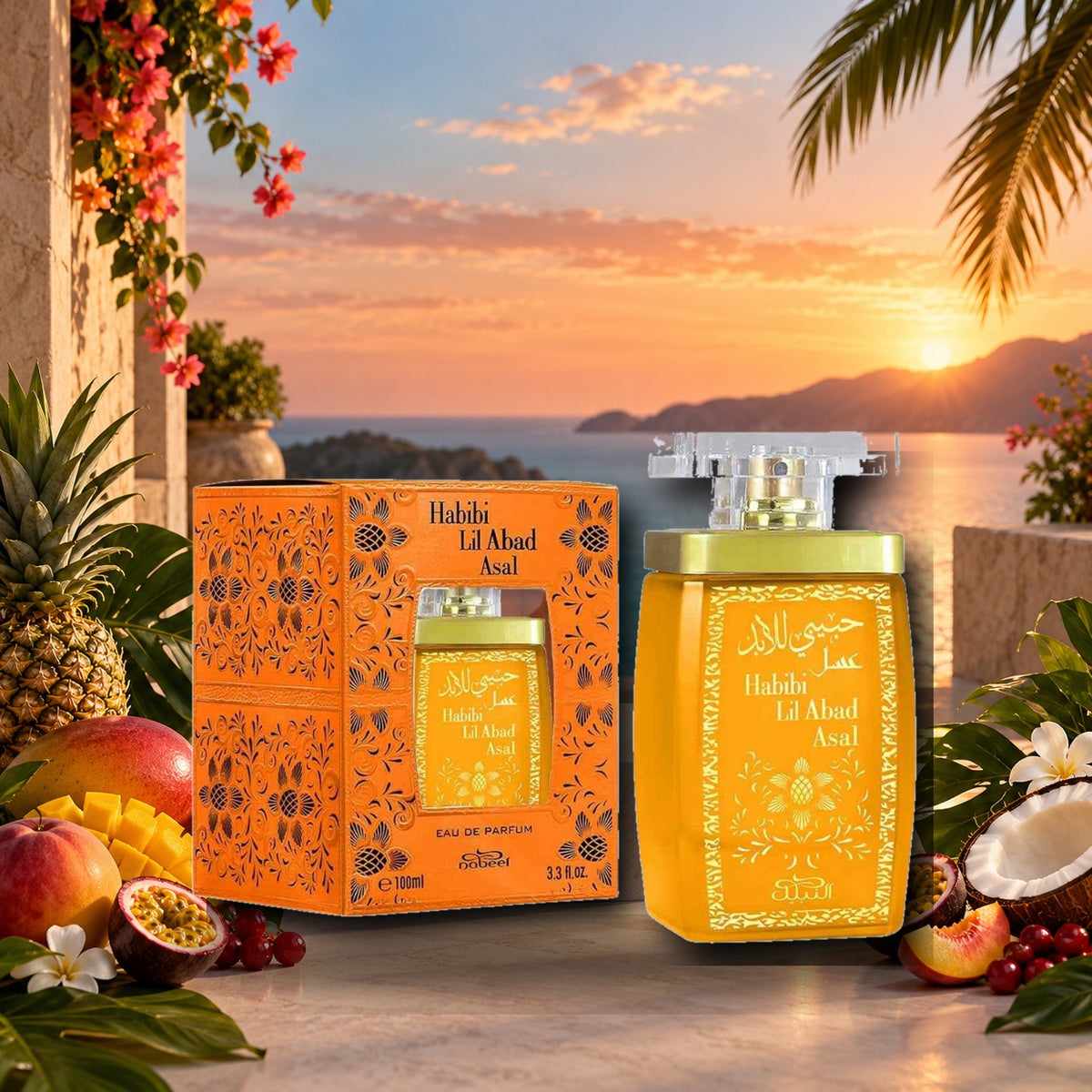 NABEEL - HABIBI LIL ABAD ASAL - ambientazione fruttata tropicale