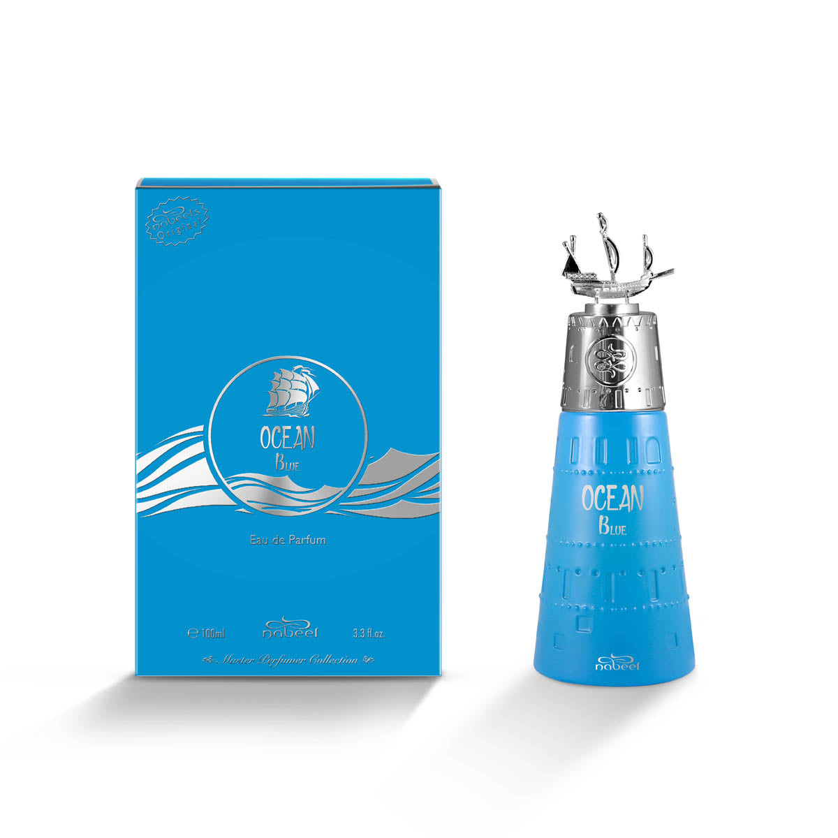 NABEEL Ocean Blue Eau de Parfum 100 ml – flacone e confezione