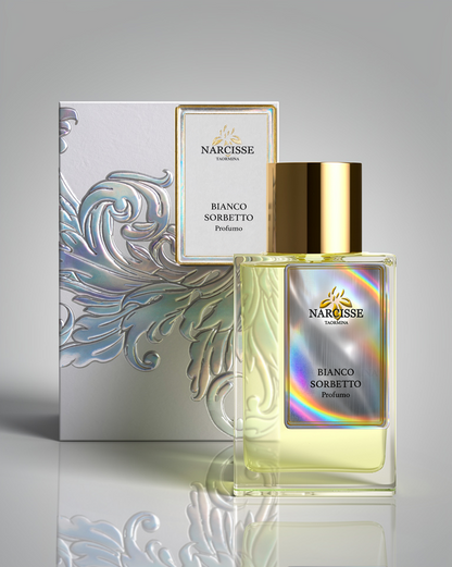 Narcisse Taormina Bianco Sorbetto 100 ml, fotografia ufficiale del flacone