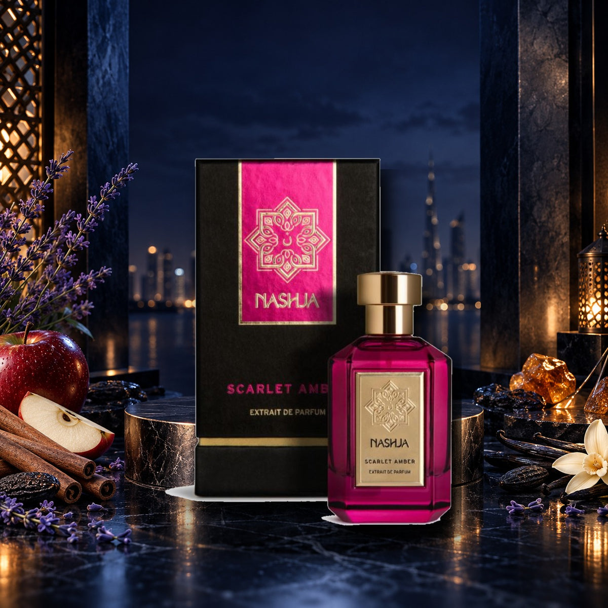 NASHJA - SCARLET AMBER - ambientazione notturna speziata