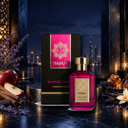 NASHJA - SCARLET AMBER - ambientazione notturna speziata
