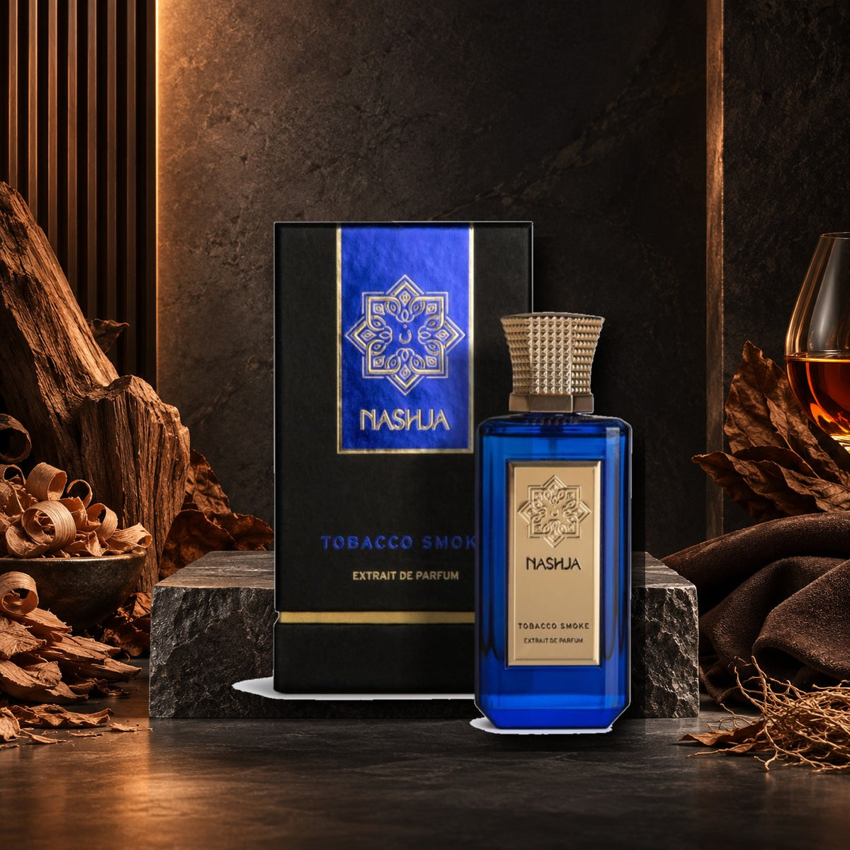 NASHJA - TOBACCO SMOKE - ambientazione legnosa e ambrata