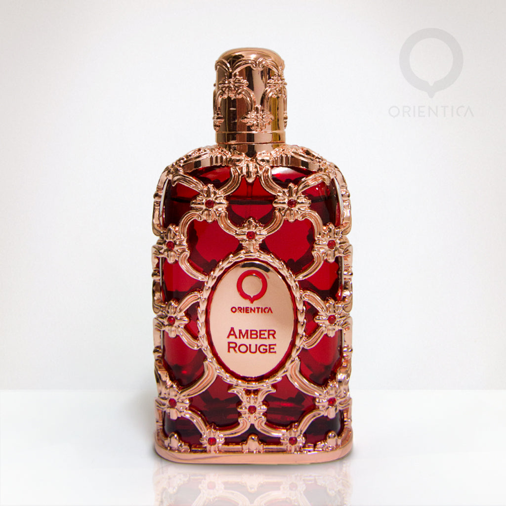 Orientica Amber Rouge Eau de Parfum 80 ml – dettaglio flacone
