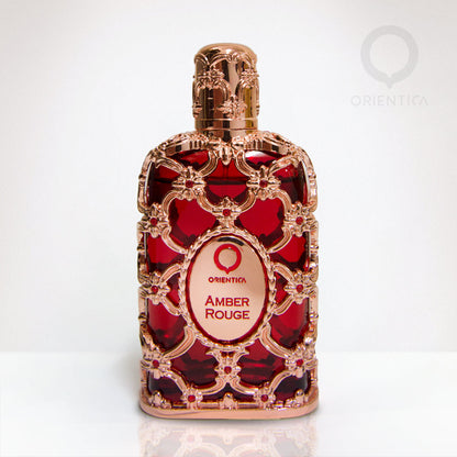 Orientica Amber Rouge Eau de Parfum 80 ml – dettaglio flacone