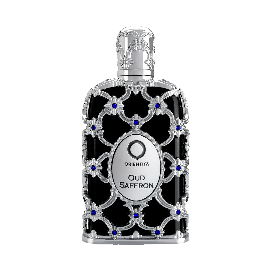 Orientica Oud Saffron Eau de Parfum 80 ml – flacone e confezione