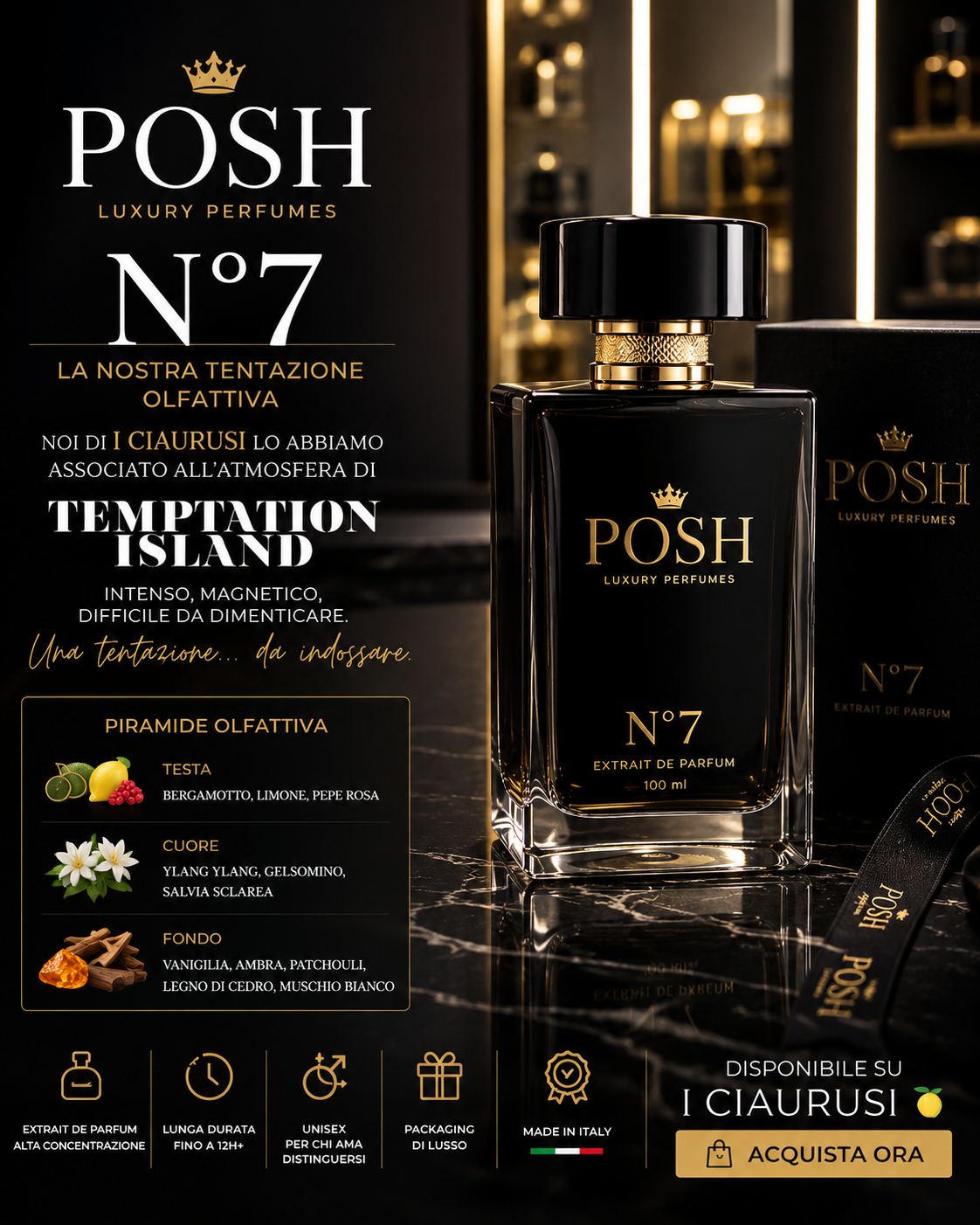 POSH Numero 7 Extrait de Parfum - I Ciaurusi