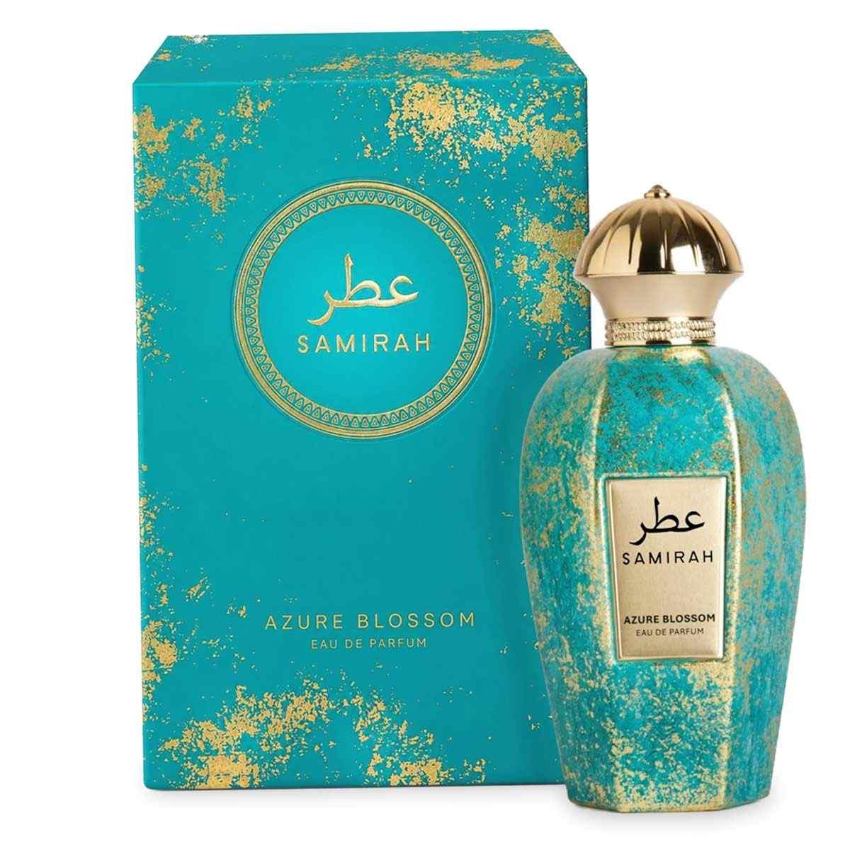 Samirah azure blossom Eau de Parfum 100 ml, flacone e confezione originali