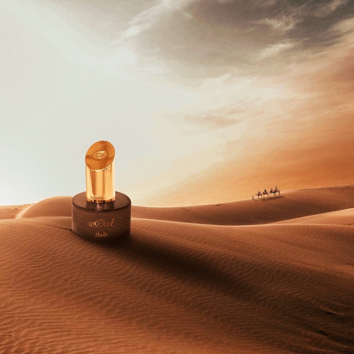 SoOud Hadìs Eau Fine 100 ml ambientato nel deserto