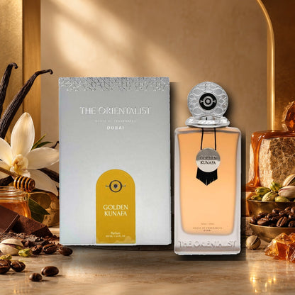THE ORIENTALIST - GOLDEN KUNAFA - ambientazione calda gourmand